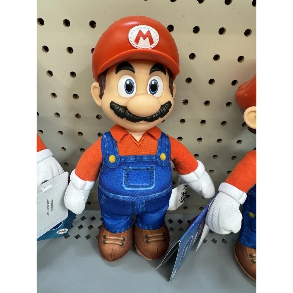 Lot Of 3 , The Super Mario Bros Movie Jakks Pacific Mario Plush 10